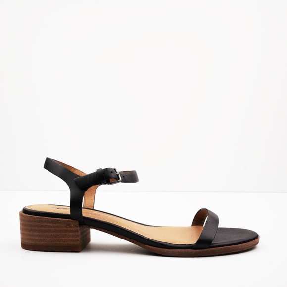 New MADEWELL The Louise Sandal in Leather Black - Picture 3 of 5